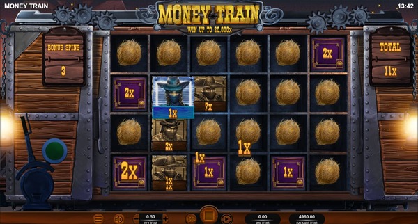 Главное меню игры Money Train 